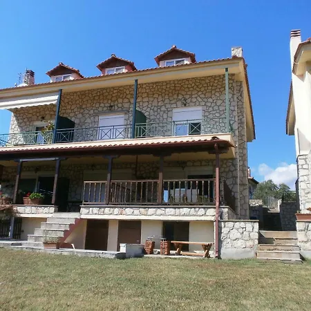 Vakantiehuis Modern 3-bed 3-storey Stone-built Maisonette 600 From Aigeopelagitika Beach Possidi